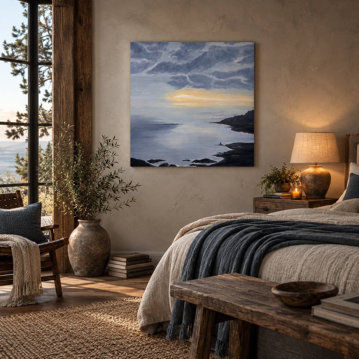 When the World Goes Quiet - Original Painting