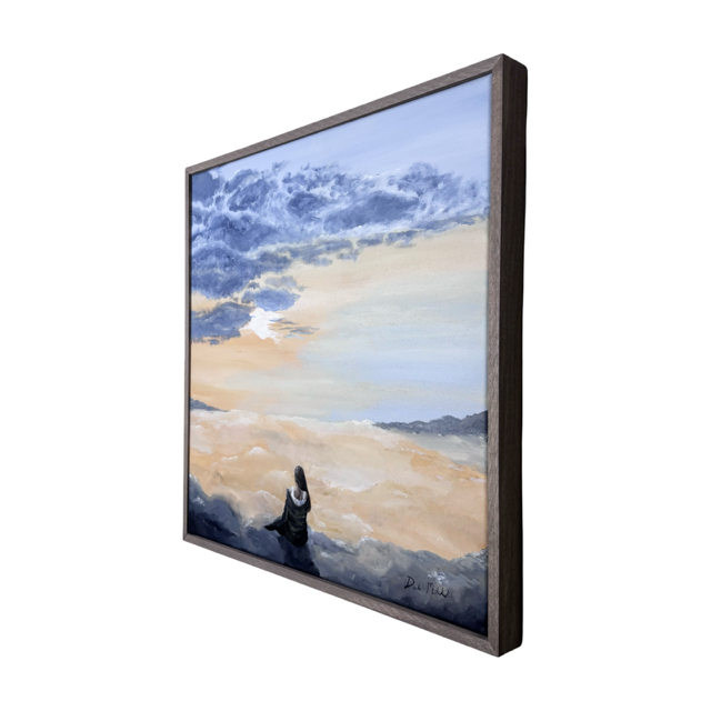 She Sits with the Sky - Original Painting