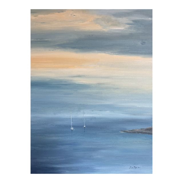 Two Ships Passed - Original Painting